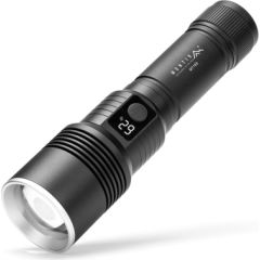 Montis Taktyczna ręczna latarka akumulatorowa LED MT159 Black Hand flashlight