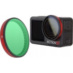 Sunnylife Filtr Cpl Kołowy Polaryzacyjny Mc Do Kamery Dji Osmo Action 5 Pro / 5pro / 4 / 3 / Fi904 Statīvi un piederumi