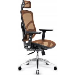 Diablo Chairs V-Basic – ergonomisks biroja krēsls melni–oranžā krās