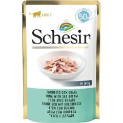 Agras Pet Foods SCHESIR in jelly Tuna with sea bream - wet cat food - 50 g