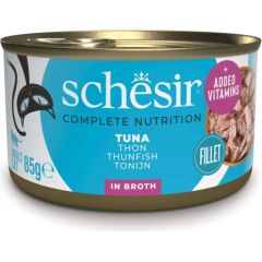 Agras Pet Foods SCHESIR in cooking water Tuna - wet cat food - 85 g Kaķu konservi