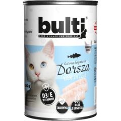 BULTI Rich in cod - wet cat food - 400g Консервы кошек