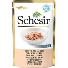 Agras Pet Foods SCHESIR in jelly Tuna with salmon - wet cat food - 50 g