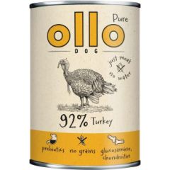 OLLO Pure Turkey - wet dog food - 850g