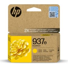 HP 937e EvoMore (4S6W8NE) Ink Cartridge, Yellow Tintes printeru izejmateriāli