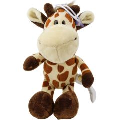 Leantoys Pluszowa Maskotka Przytulanka Żyrafa Z Przyssawką 23 x 12 cm LEAN TOYS