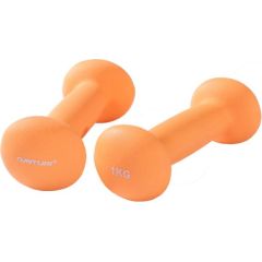 Tunturi Neoprēna hanteles, 1kg, Oranžas, Pāris