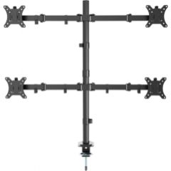 Monitora stiprinājums Gembird Adjustable Desk Mounted 4-display Rotate Tilt Swivel TV un monitoru stiprinājumi, kronšteini