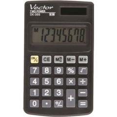 Vector DK-055 Pocket Calculator, Black