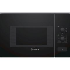 BOSCH BFL520MB0 Mikroviļņu krāsns, iebūvējama, 20L 800W melna