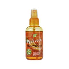 Vivaco 100% Natural suntan oil with carrot extract SPF 15 150ml