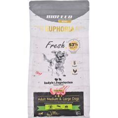 BIOFEED Euphoria Fresh Meat Indyk/Jagnię M/L 2kg