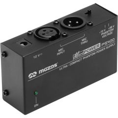 Mozos PS400 Zasilacz Phantom +48V | +12V do mikrofonów XLR Jaunumi - Audio-Video