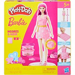 PLAY-DOH BARBIE игровой набор Барби Сердечки и причёски Radošās rotaļlietas