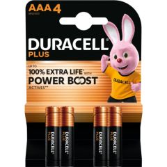 Duracell MN 2400 Plus Power Boost AAA (LR03) Blistera iepakojumā 4gb. Baterijas un akumulatori