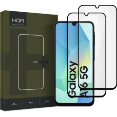 HOFI GLASS PRO+ 2-PACK GALAXY A16 4G | 5G MELNS RŪDĪTS STIKLS