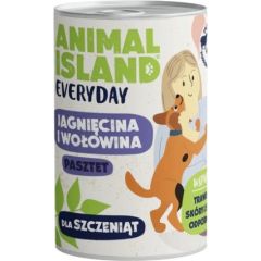 ANIMAL ISLAND Everyday wołowina i jagnięcina dla szczeniąt  puszka 400g