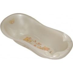 TEGA Vannina  102 cm Teddy white pearl MS-005 LUX-118 Mazuļu vannas, vannošanas piederumi