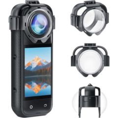 Puluz lens covers for Insta360 X5 camera (snap-on) Sporta kameru aksesuāri