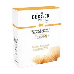 Maison Berger Paris Car Diffuser Recharge/Refill ( Sparkling Zest )