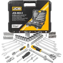 Instrumentu komplekts JCB 4821-5; 1/4''; 1/2''; 82 gab.