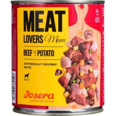Josera Meat Lovers Menu Wołowina z ziemniakami 400g Suņu barība