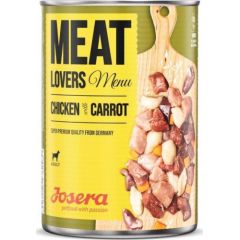 Josera Meatlovers Menu Kurczak z marchewką 400g Suņu barība