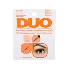 Ardell Duo Brush-On Striplash Adhesive Dark Tone - Glue for false eyelashes with double brush 5 g Dāvanu komplekti