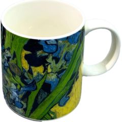 Krūze PAINTING ART H9.5cm 350ml "Irises" Citi trauki