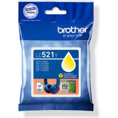 Brother LC521Y Ink Cartridges Yellow Lāzerprinteru izejmateriāli