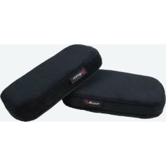 Arozzi 270x135x40 mm Memory Foam Armrest Pads Black