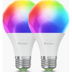 Nanoleaf Essentials Smart A60 Bulb Matter WiFi 900Lm 2700-6500K, 2pcs pack E27 9 W RGBCW Viedās lampas un spuldzes