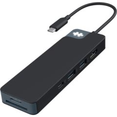 Hyper HyperDrive Flex 8 Port USB-C Hub, Black HD4102BKGL HDMI ports quantity 1 Datoru dokstacijas