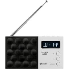 Adler Digital Radio - PLL AM/FM AD 1908 Alarm function White/Black Jaunumi - Audio-Video