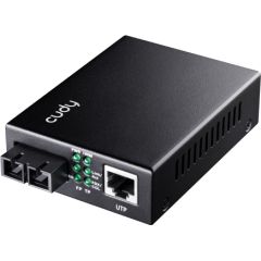 Cudy MC100SA-20 network media converter 100 Mbit/s 1310 nm Single-mode Black Aдаптеры