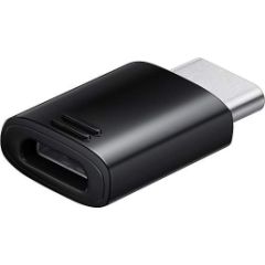 Samsung GH98-41290A Universāls Adapteris Micro USB uz Type-C USB Savienojums Melns (OEM)