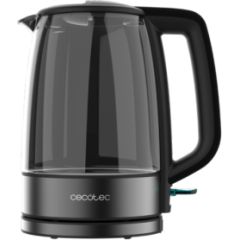 Cecotec Kettle ThermoSense 340 Clear Electric 2200 W 1.7 L Glass 360° rotational base Clear Tējkannas (elektriskās)
