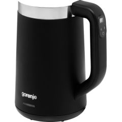 Gorenje Kettle K17TRDW Electric 2200 W 1.7 L Plastic/Metal 360° rotational base Black Tējkannas (elektriskās)