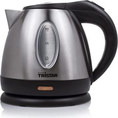 Tristar Jug Kettle WK-1323 Standard 1500 W 1.2 L Stainless steel 360° rotational base Silver Tējkannas (elektriskās)