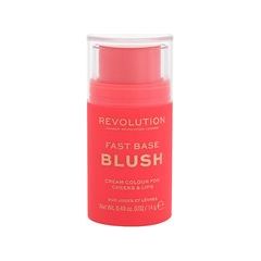 Makeup Revolution Fast Base Blush 14 g Rose Dekoratīvā kosmētika