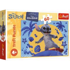 TREFL DISNEY STITCH Puzle Diena ar Stitch, 60 gab. Puzles