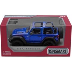 Kinsmart Metāla mašīnas modelis 2018 Jeep Wrangler (Open Top) kastē 1:34 KT412WA Mašīnas un piederumi