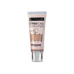 Maybelline Affinitone + Protecting Perfecting Foundation With Vitamin E 30 ml - Unify make-up with HD pigments 03 Light Sand Beige Dekoratīvā kosmētika