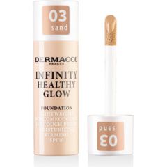 Dermacol Infinity Healthy Glow Foundation - Lehký rozjasňující make-up 20 g 02 BEIGE Dekoratīvā kosmētika