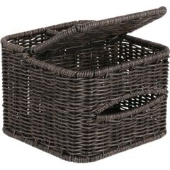 Grozs BASILE 18x18xH13,5cm, tumšs Jaunumi -Dārzam