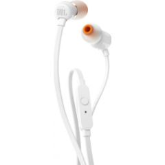 Austiņas JBL TUNE T110 White Austiņas, Mikrofoni