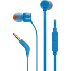 Austiņas JBL TUNE T110 Blue Austiņas, Mikrofoni