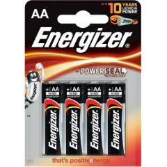 Battery, ENERGIZER Base Power Seal, AA, LR6, 1.5V, 4 pcs