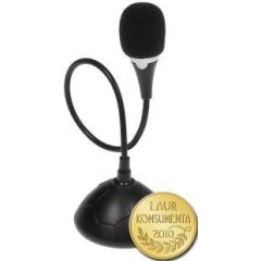Media-tech MICCO - High quality mini desk microphone with ON/OFF button