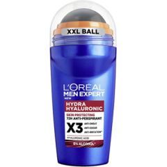 L'oreal Men Expert Hydra Hyaluronic 72h Anti-perspirant - Kuličkový antiperspirant 50ml Smaržas - NESAKĀRTOTS